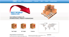 Desktop Screenshot of hayworldcargo.co.uk